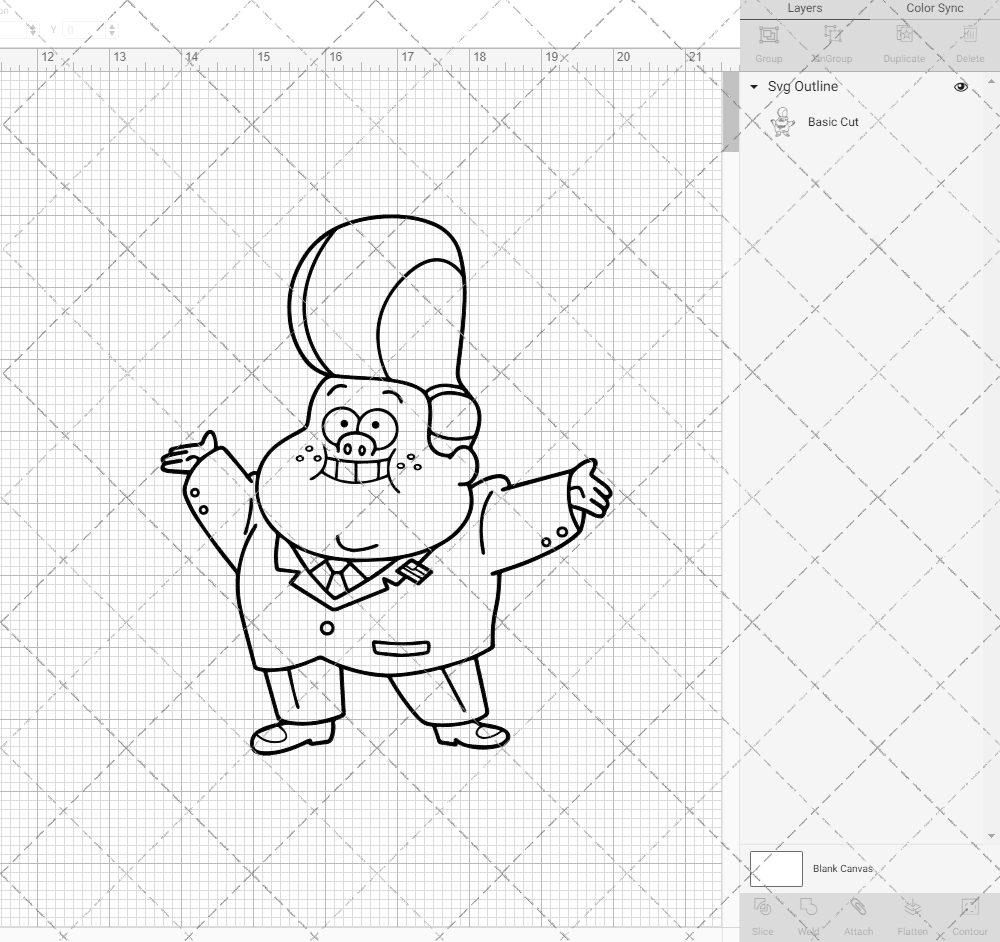 Gideon Gleeful - Gravity Falls, Svg, Dxf, Eps, Png SvgShopArt