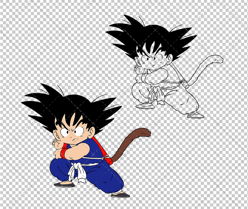Goku - Dragon Ball Z, Svg, Dxf, Eps, Png SvgShopArt