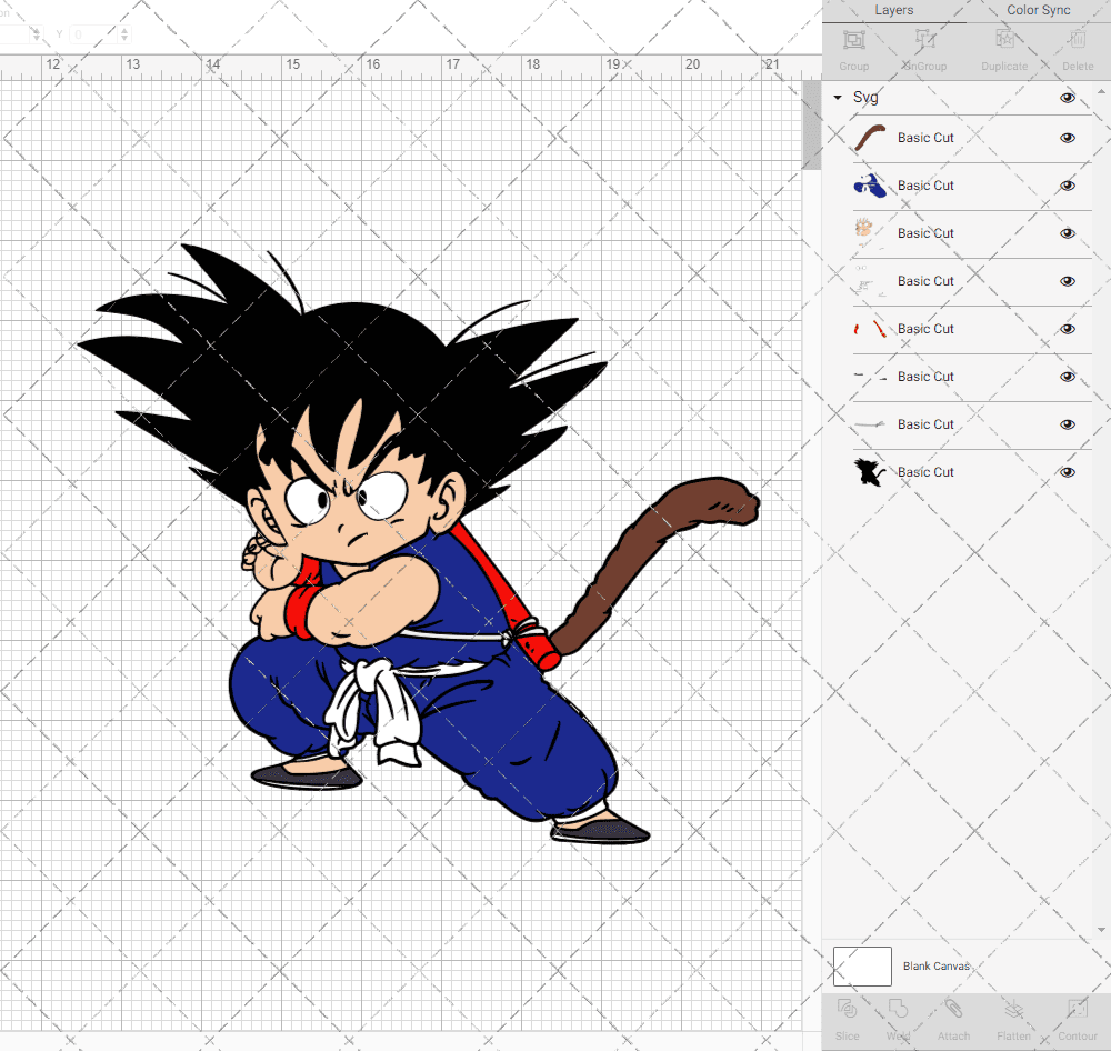 Goku - Dragon Ball Z, Svg, Dxf, Eps, Png SvgShopArt