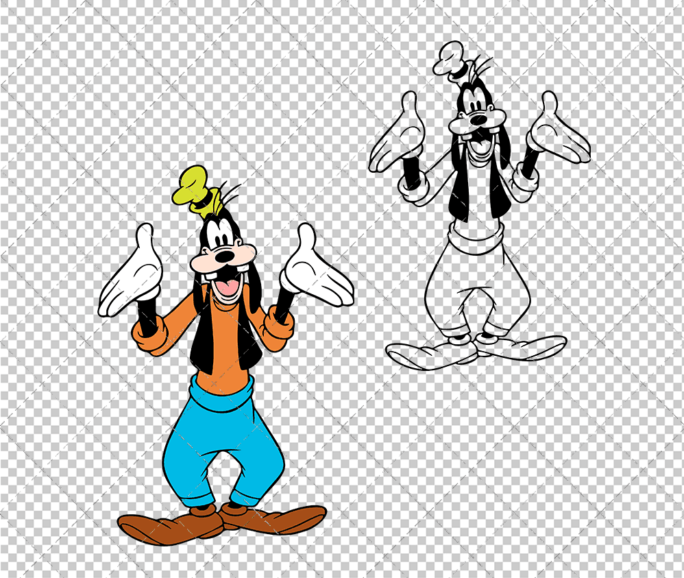Goofy 005, Svg, Dxf, Eps, Png SvgShopArt