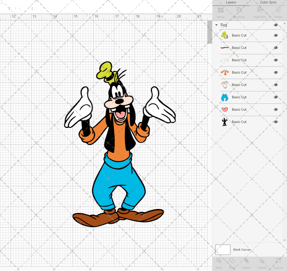 Goofy 005, Svg, Dxf, Eps, Png SvgShopArt