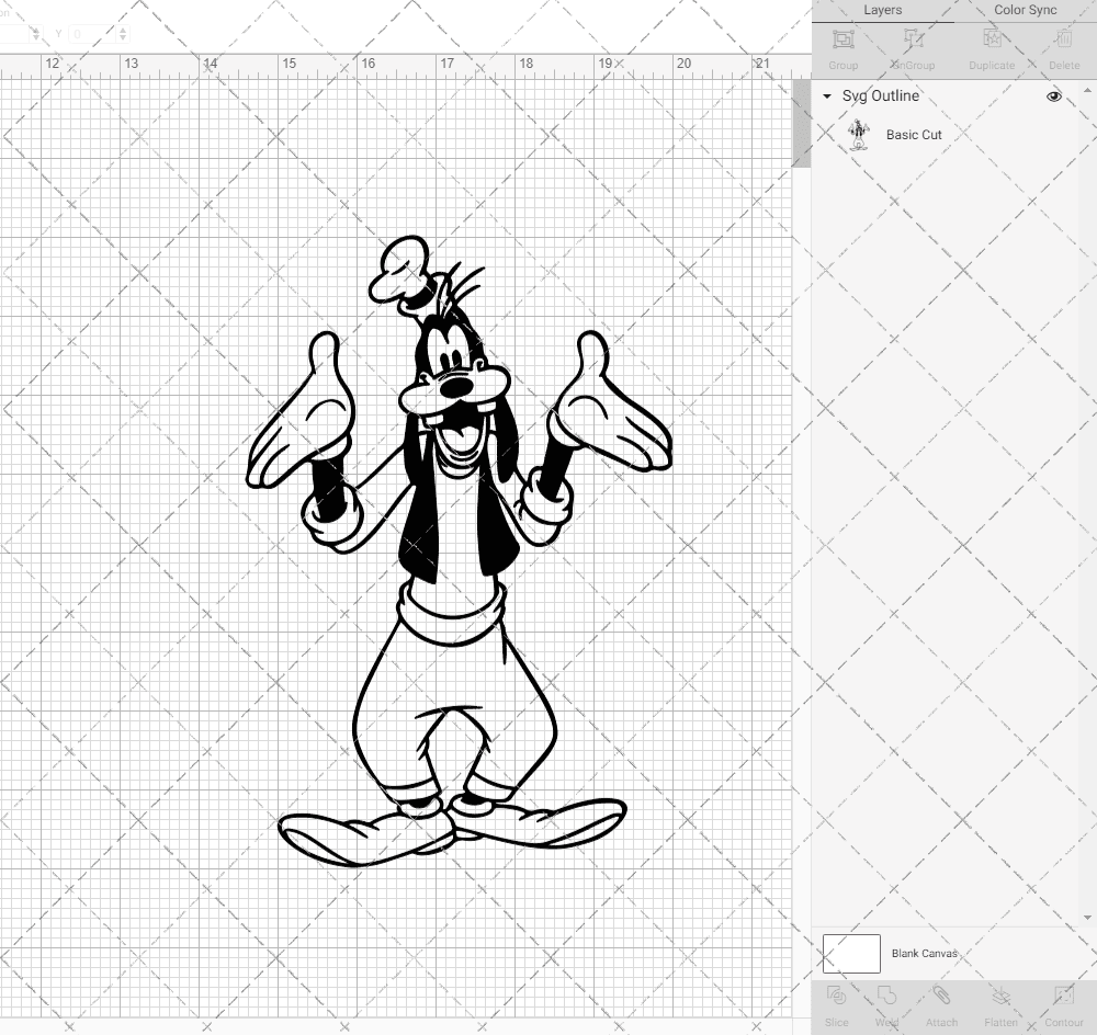 Goofy 005, Svg, Dxf, Eps, Png SvgShopArt