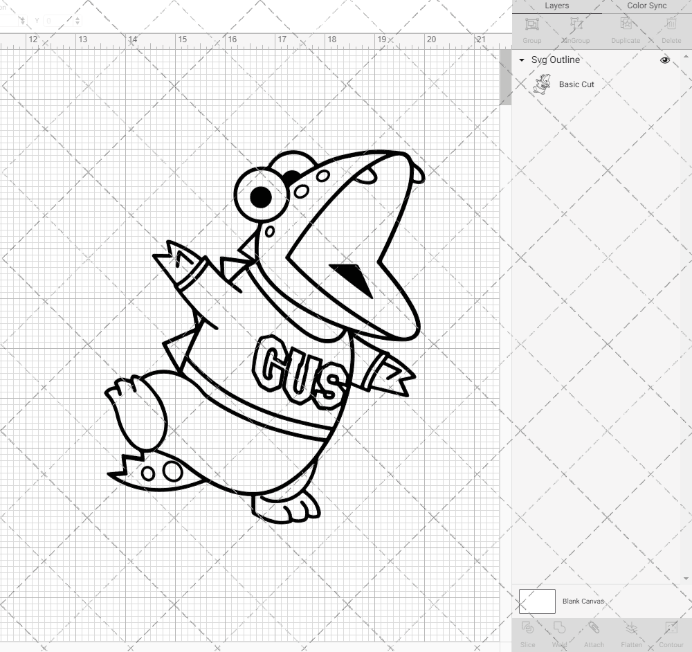 Gus the Gummy Gator - Ryans World, Svg, Dxf, Eps, Png SvgShopArt