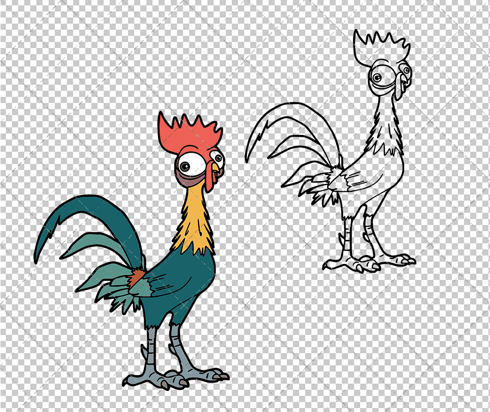 Heihei - Moana, Svg, Dxf, Eps, Png SvgShopArt