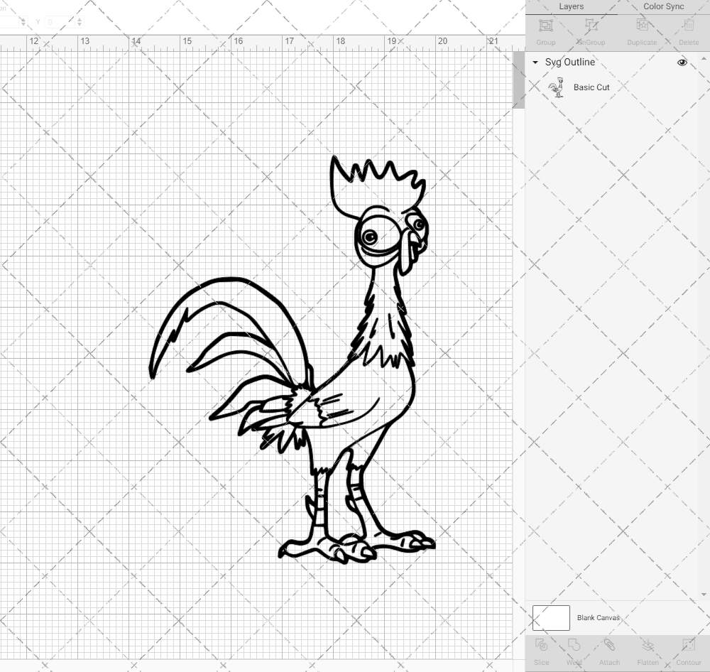 Heihei - Moana, Svg, Dxf, Eps, Png SvgShopArt