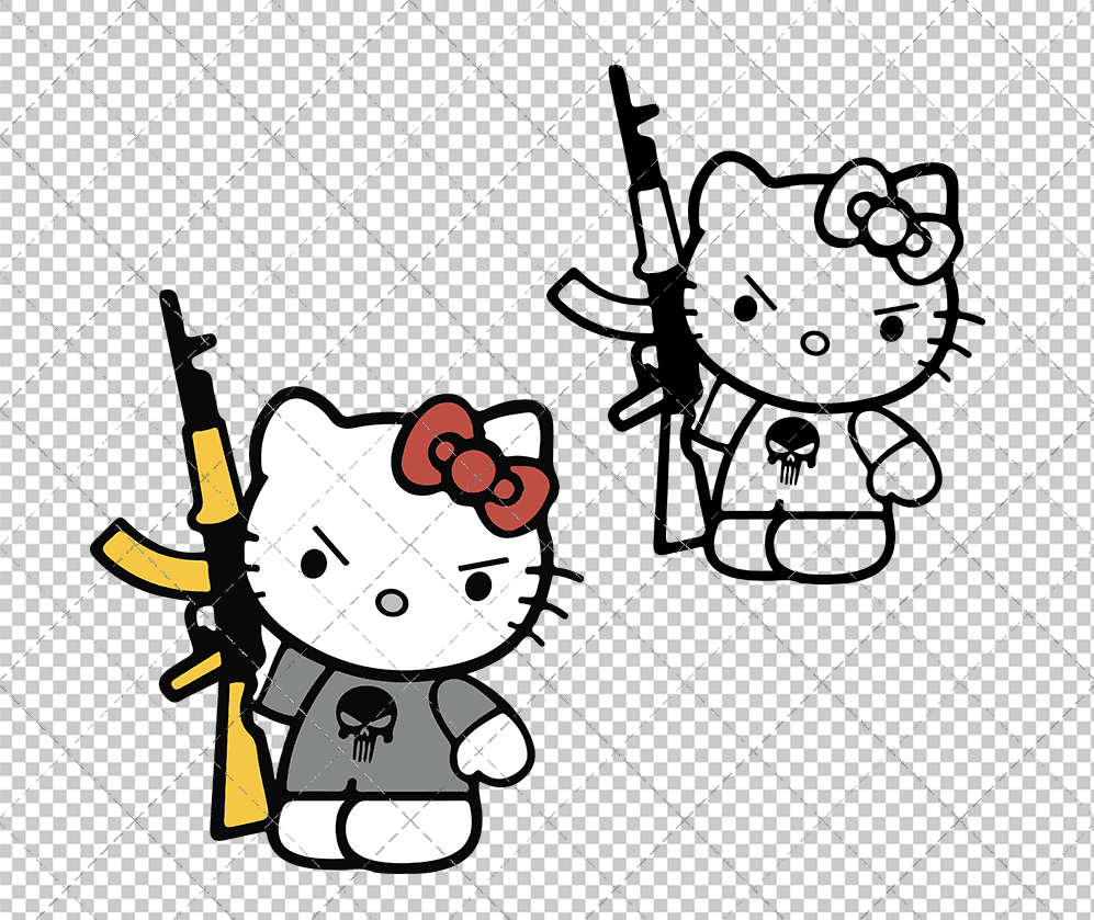Hello Kitty - Sanrio 004, Svg, Dxf, Eps, Png SvgShopArt