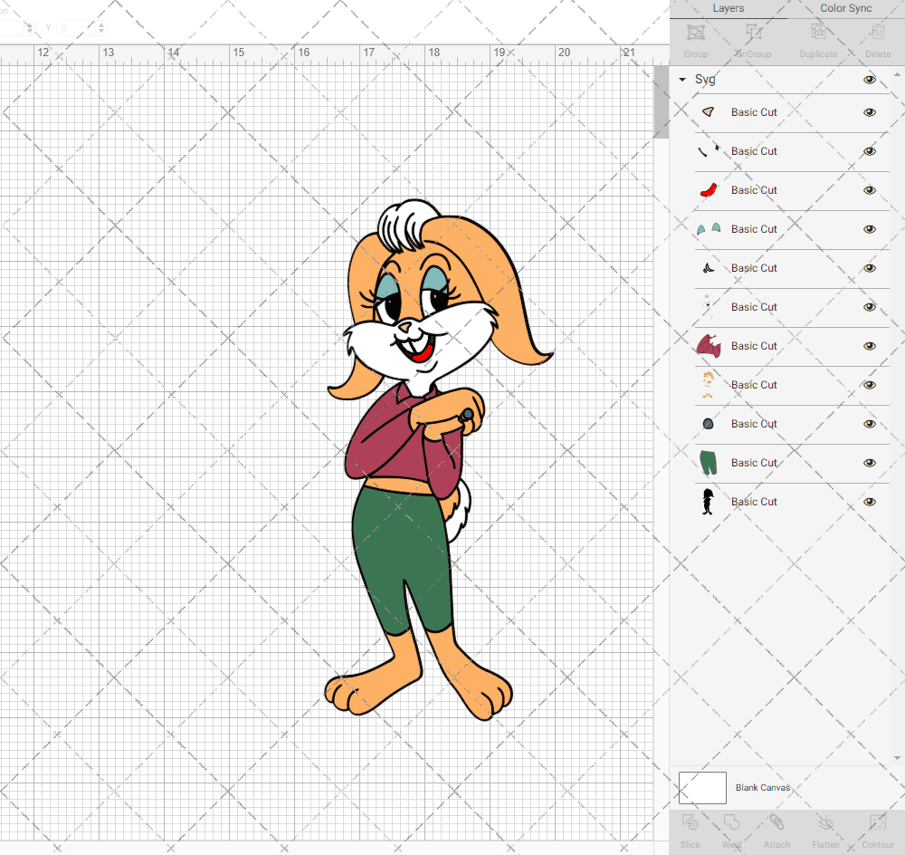 Honey Bunny - Looney Tunes, Svg, Dxf, Eps, Png SvgShopArt