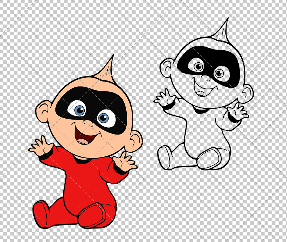 Jack-Jack - The Incredibles, Svg, Dxf, Eps, Png SvgShopArt