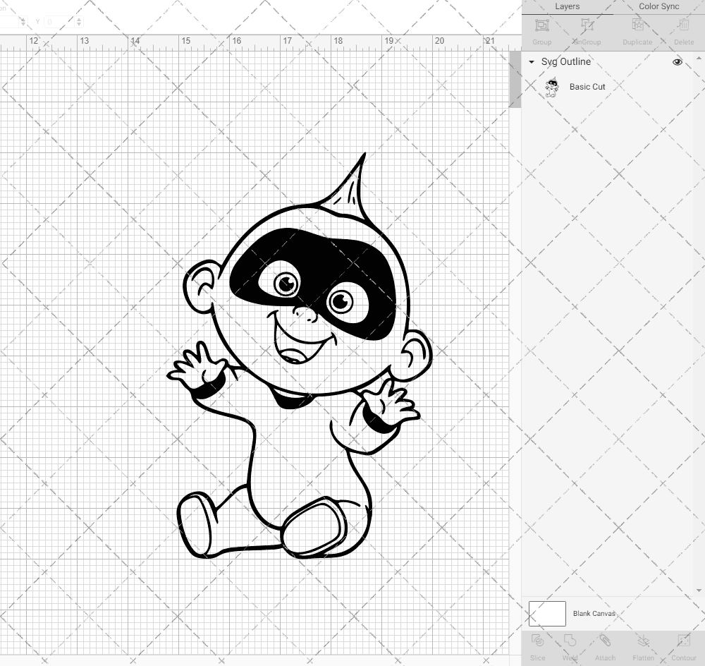 Jack-Jack - The Incredibles, Svg, Dxf, Eps, Png SvgShopArt