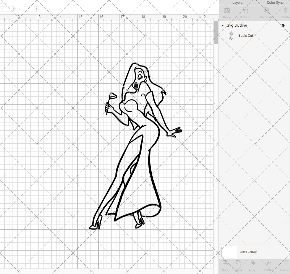 Jessica Rabbit - Who Framed Roger Rabbit, Svg, Dxf, Eps, Png SvgShopArt