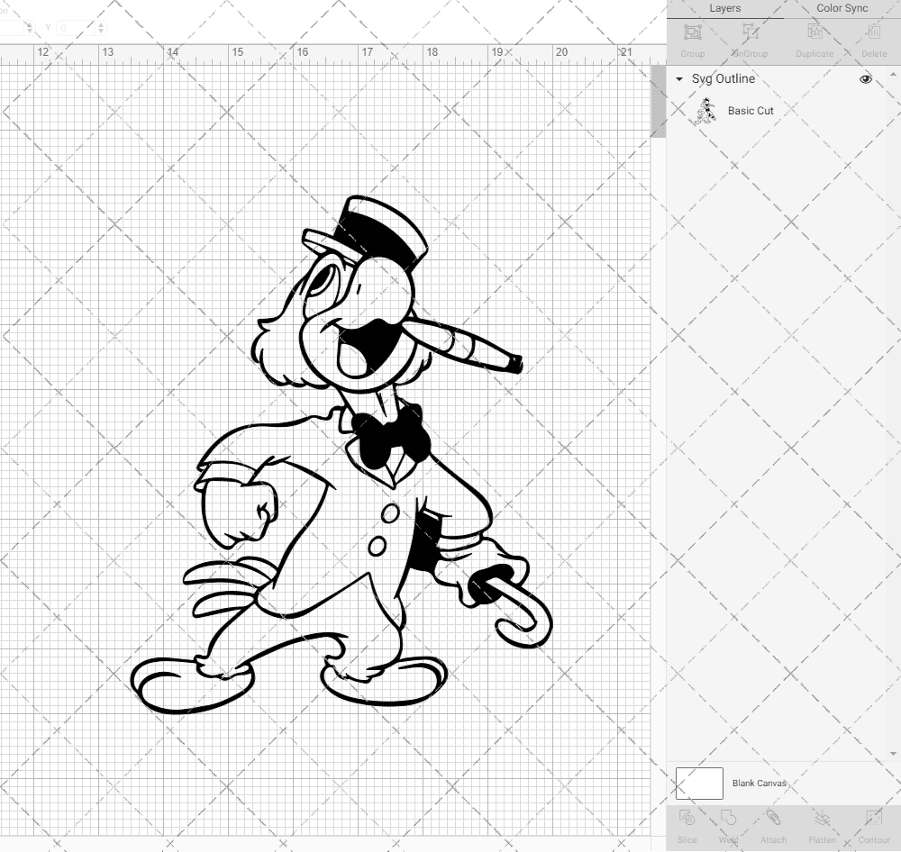 Jose Carioca Parrot, Svg, Dxf, Eps, Png SvgShopArt