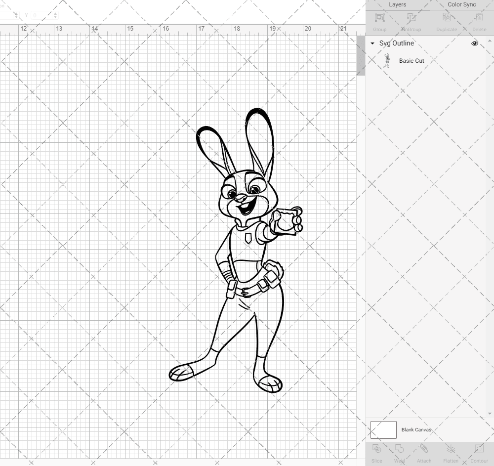 Judy Hopps - Zootopia, Svg, Dxf, Eps, Png SvgShopArt