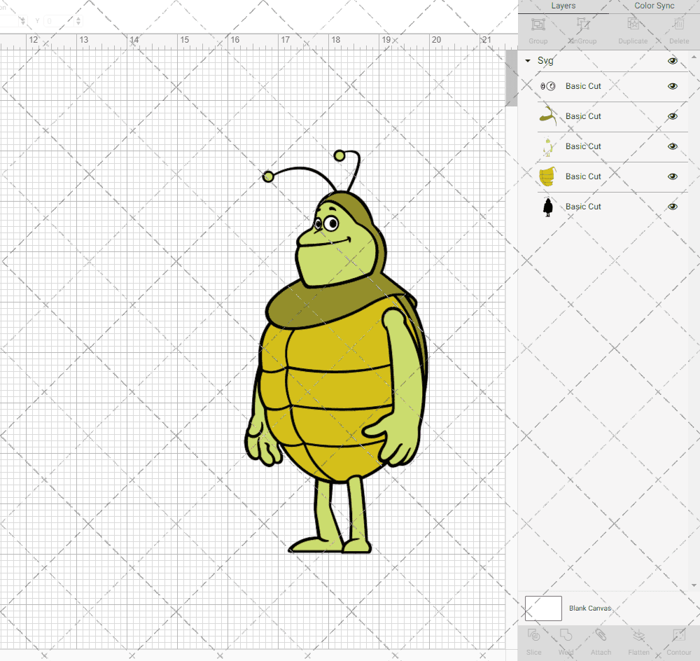 Kurt - Maya the Bee, Svg, Dxf, Eps, Png SvgShopArt