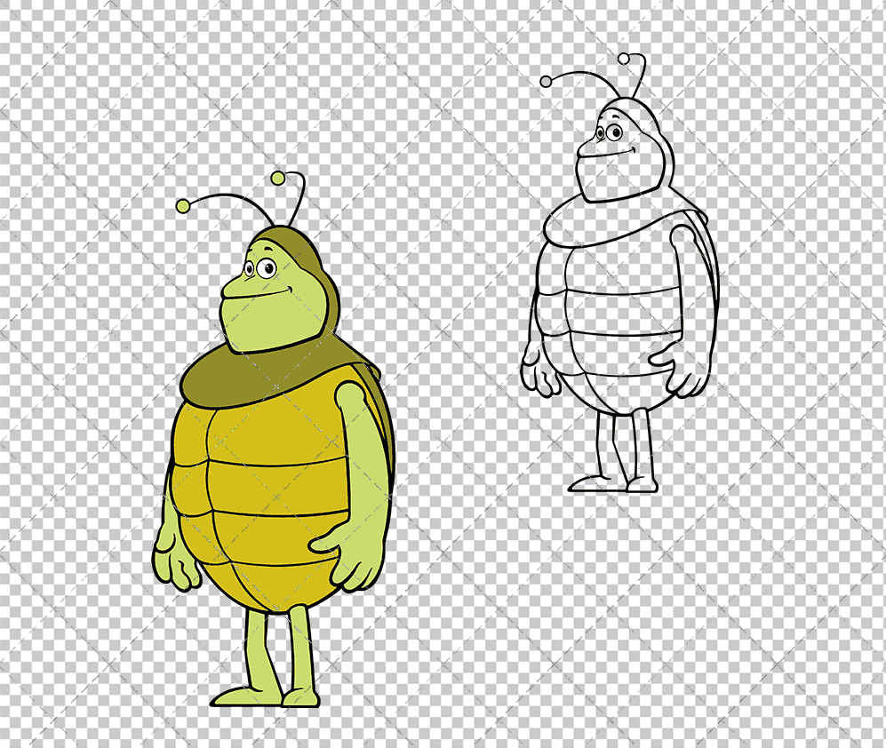 Kurt - Maya the Bee, Svg, Dxf, Eps, Png SvgShopArt