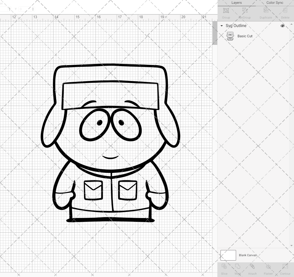 Kyle Broflovski - South Park, Svg, Dxf, Eps, Png SvgShopArt