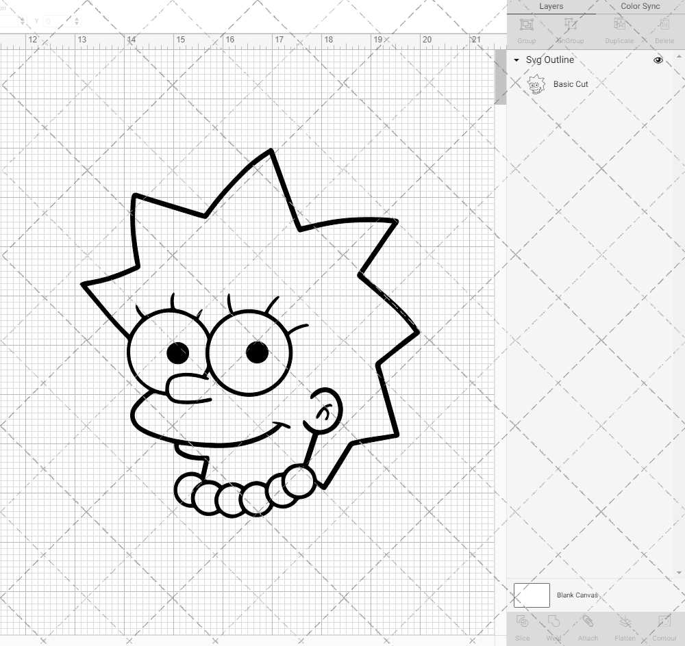 Lisa Simpsons - The Simpsons 003, Svg, Dxf, Eps, Png SvgShopArt