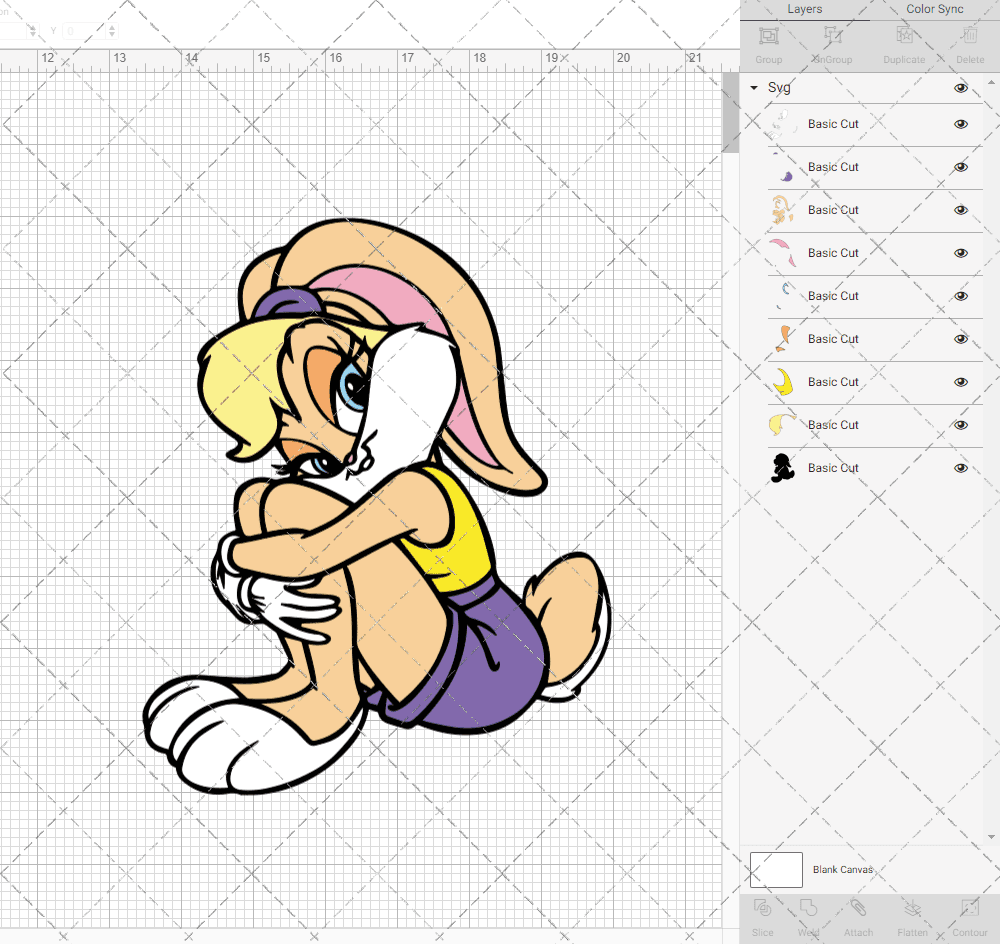 Lola Bunny - Looney Tunes, Svg, Dxf, Eps, Png SvgShopArt
