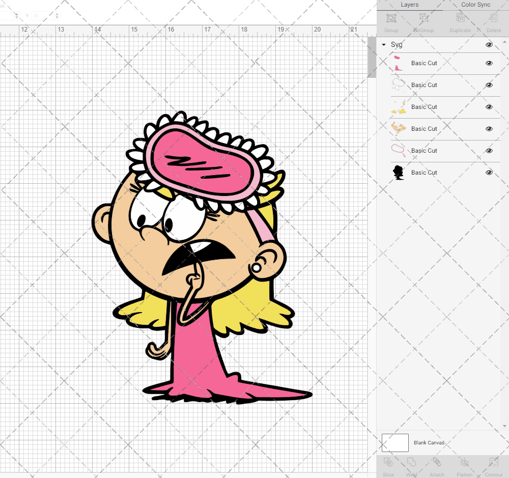 Lola Loud - The Loud House 002, Svg, Dxf, Eps, Png SvgShopArt