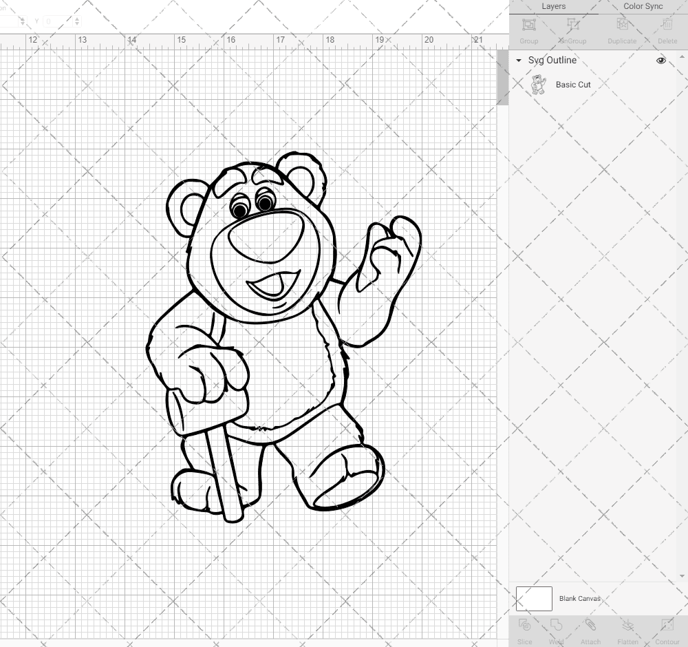 Lotso - Toy Story, Svg, Dxf, Eps, Png SvgShopArt