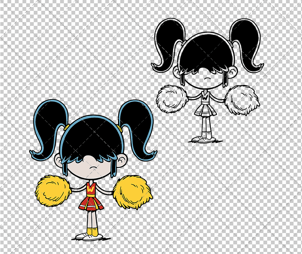 Lucy Loud - The Loud House 002, Svg, Dxf, Eps, Png SvgShopArt