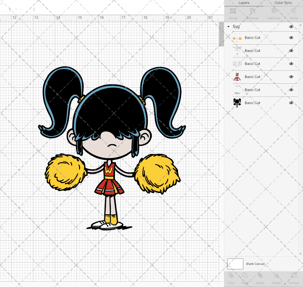 Lucy Loud - The Loud House 002, Svg, Dxf, Eps, Png SvgShopArt