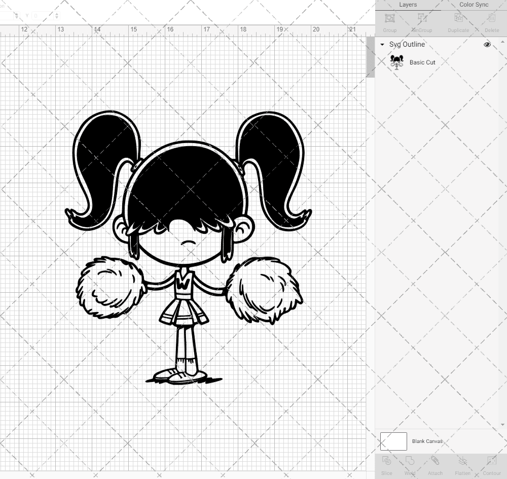 Lucy Loud - The Loud House 002, Svg, Dxf, Eps, Png SvgShopArt