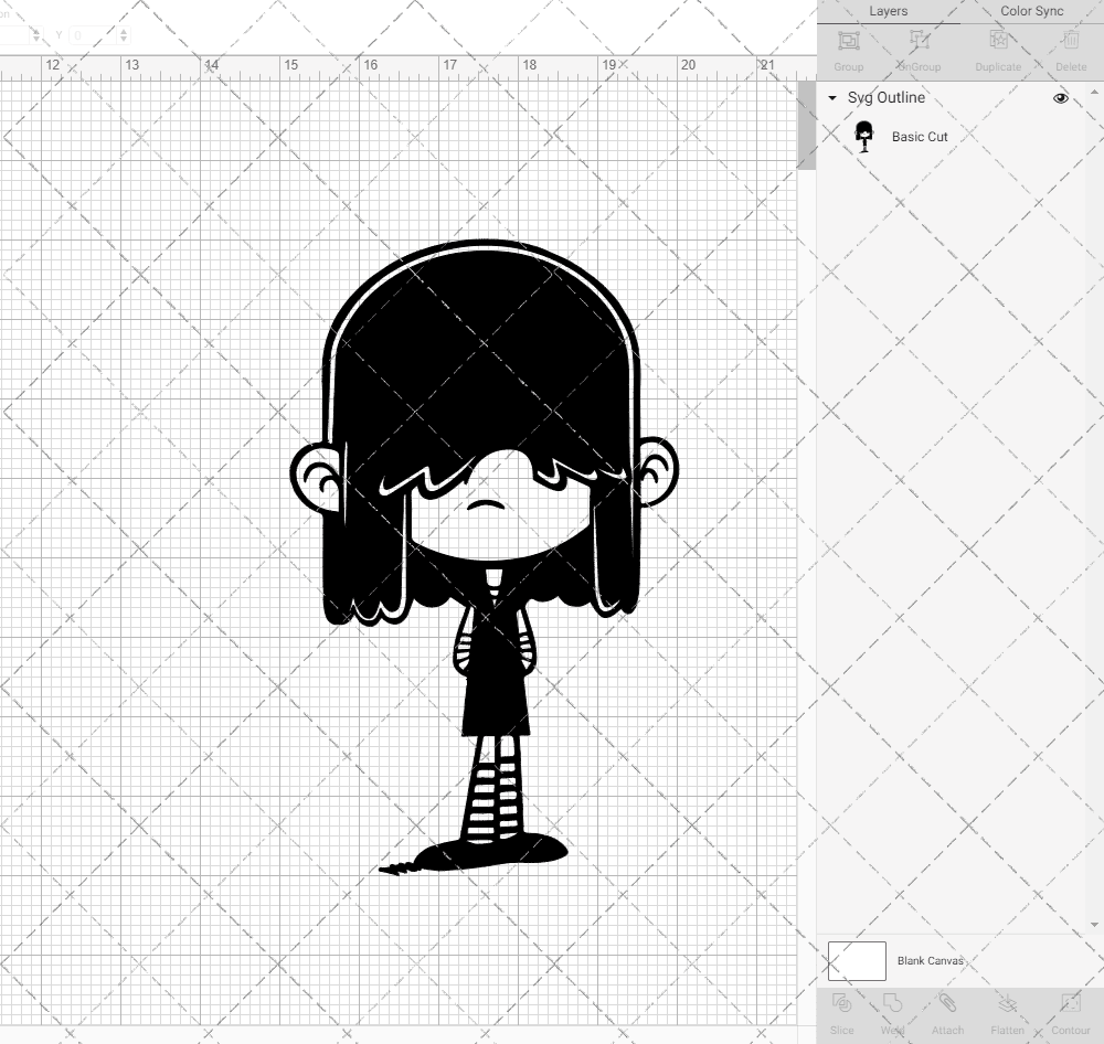 Lucy Loud - The Loud House, Svg, Dxf, Eps, Png SvgShopArt