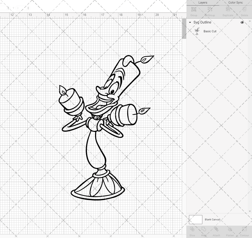 Lumiere - Beauty and the Beast, Svg, Dxf, Eps, Png SvgShopArt