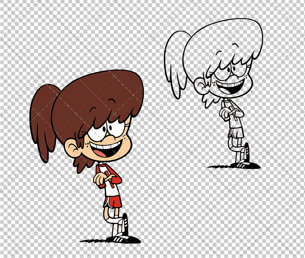 Lynn Loud Jr. - The Loud House, Svg, Dxf, Eps, Png - SvgShopArt