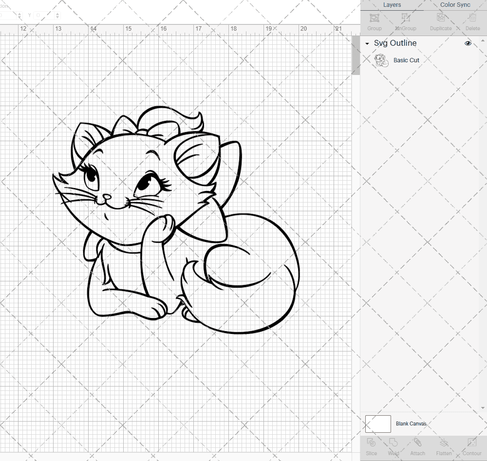 Marie - The Aristocats, Svg, Dxf, Eps, Png SvgShopArt