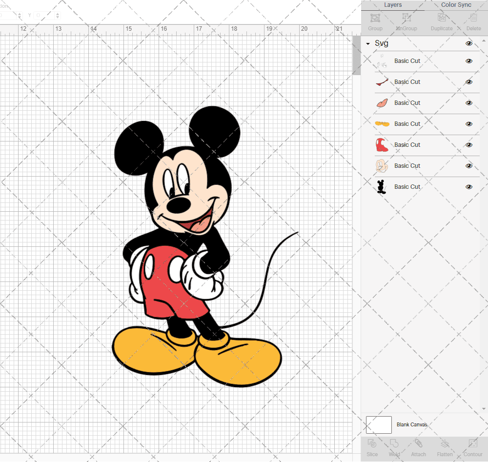 Mickey Mouse 006, Svg, Dxf, Eps, Png SvgShopArt