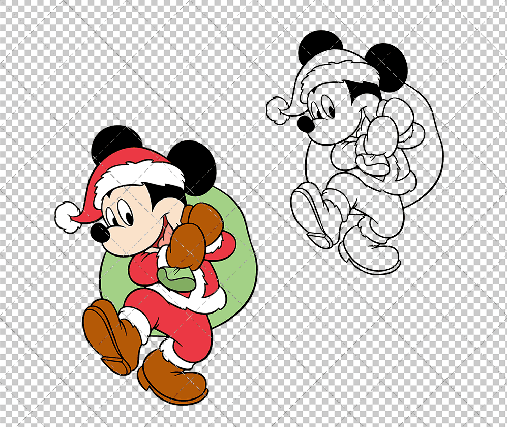 Mickey Mouse 009, Svg, Dxf, Eps, Png SvgShopArt