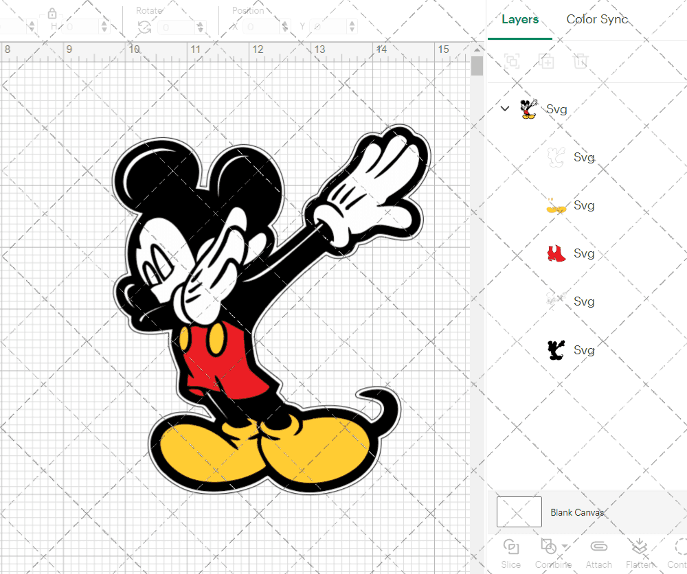 Mickey Mouse 012, Svg, Dxf, Eps, Png SvgShopArt