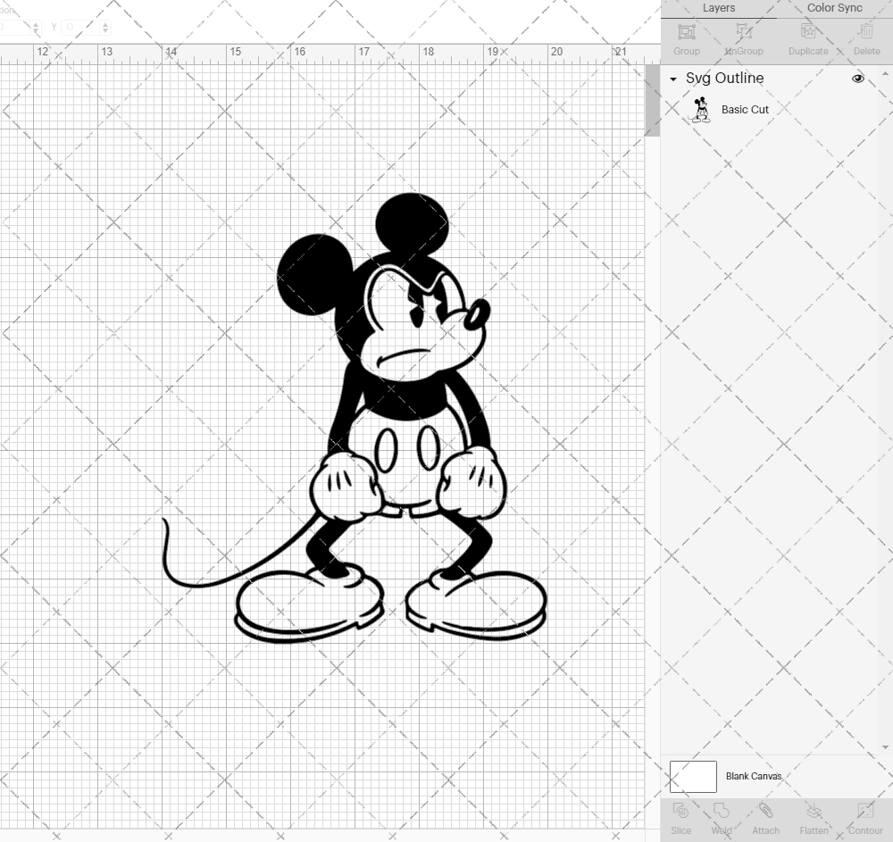 Mickey Mouse Classic 002, Svg, Dxf, Eps, Png SvgShopArt