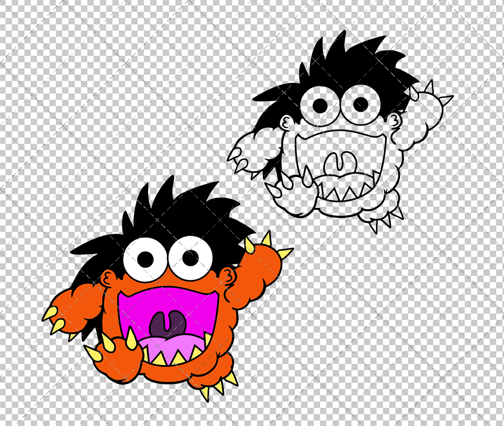 Moe the Monster - Ryans World, Svg, Dxf, Eps, Png SvgShopArt