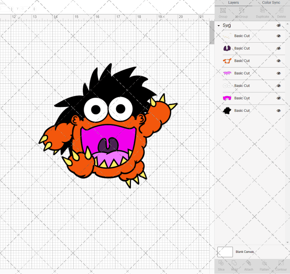 Moe the Monster - Ryans World, Svg, Dxf, Eps, Png SvgShopArt