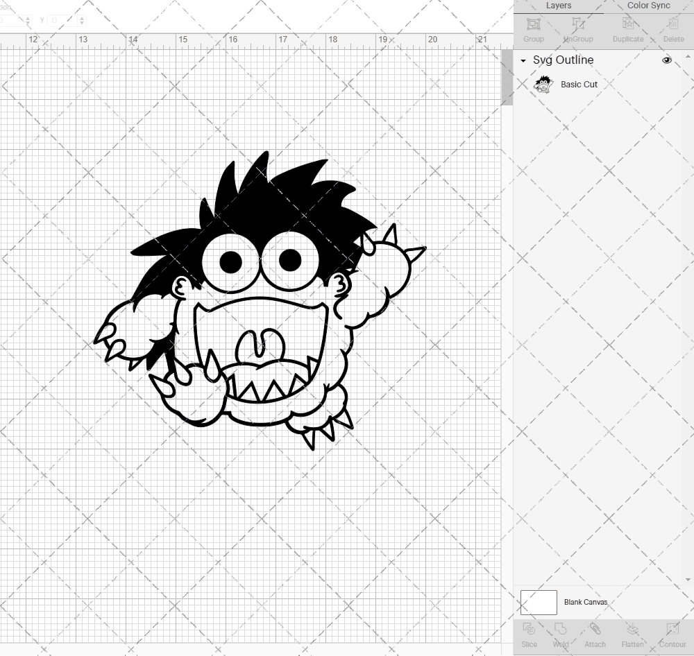 Moe the Monster - Ryans World, Svg, Dxf, Eps, Png SvgShopArt