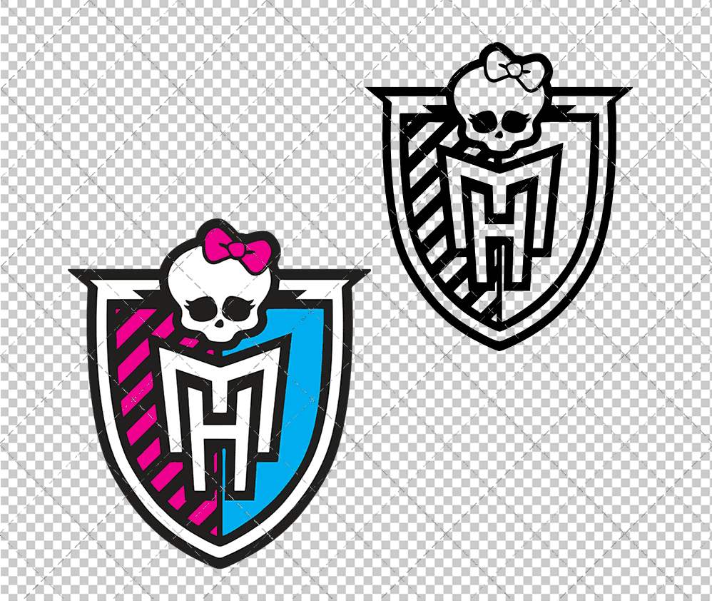 monster-high-logo-svg-dxf-eps-png-svgshopart for Free Printable Monster High Stickers Monster High Logo, Svg, Dxf, Eps, Png - SvgShopArt for Free Printable Monster High Stickers