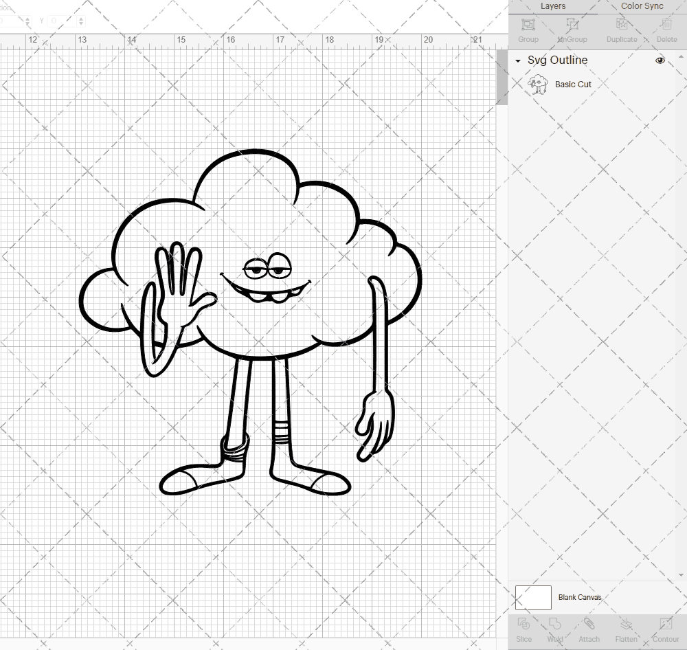 Mr Cloud Guy - Trolls, Svg, Dxf, Eps, Png SvgShopArt