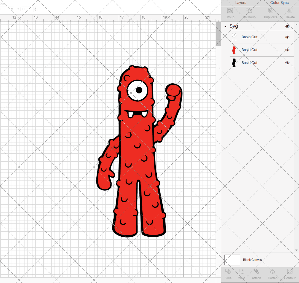 Muno - Yo Gabba Gabba, Svg, Dxf, Eps, Png SvgShopArt