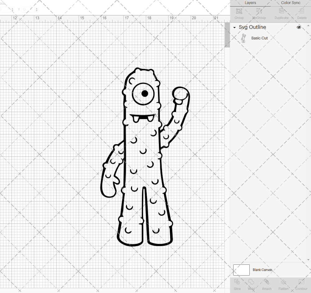 Muno - Yo Gabba Gabba, Svg, Dxf, Eps, Png SvgShopArt