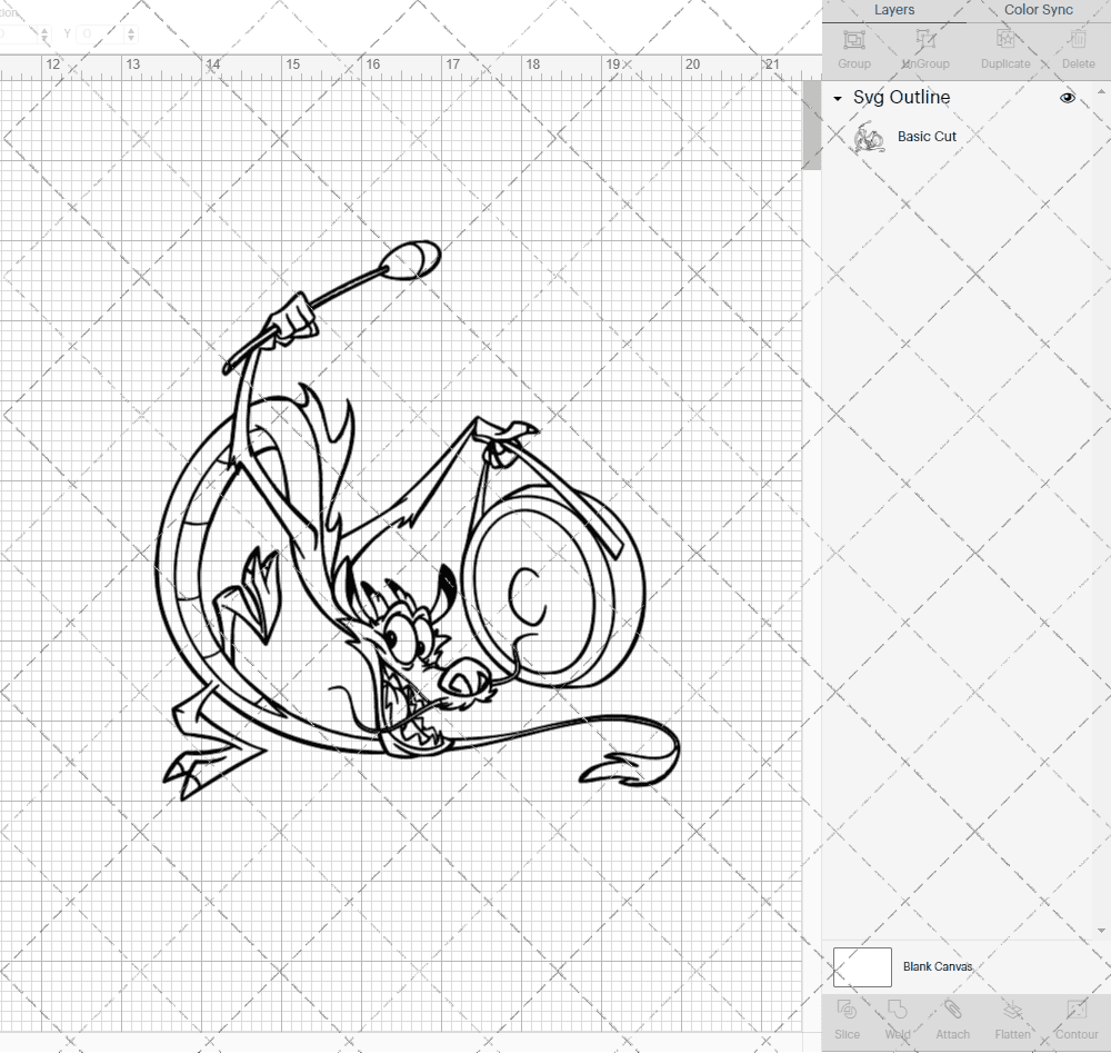 Mushu - Mulan, Svg, Dxf, Eps, Png SvgShopArt