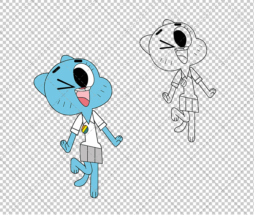 Nicole Watterson - The Amazing World of Gumball 002, Svg, Dxf, Eps, Png SvgShopArt