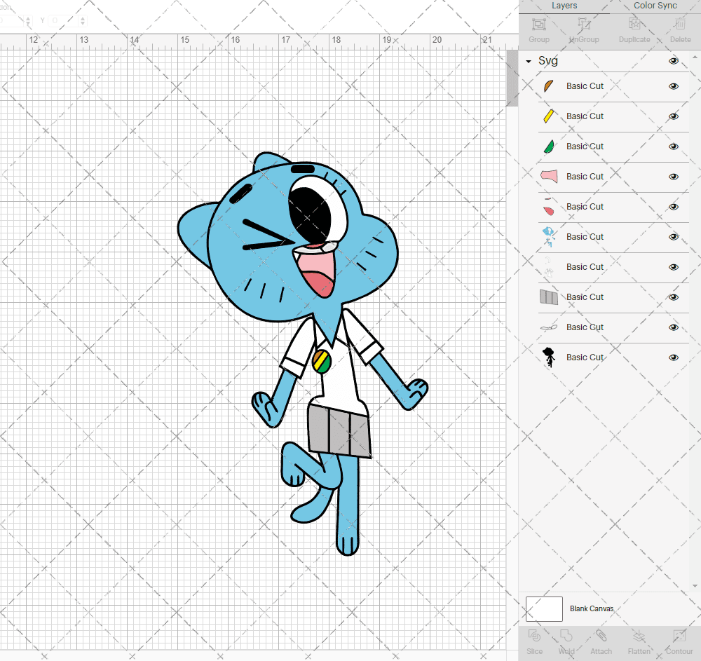 Nicole Watterson - The Amazing World of Gumball 002, Svg, Dxf, Eps, Png SvgShopArt