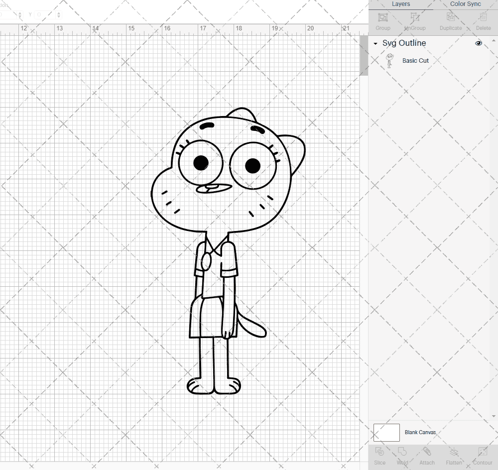 Nicole Watterson - The Amazing World of Gumball, Svg, Dxf, Eps, Png SvgShopArt