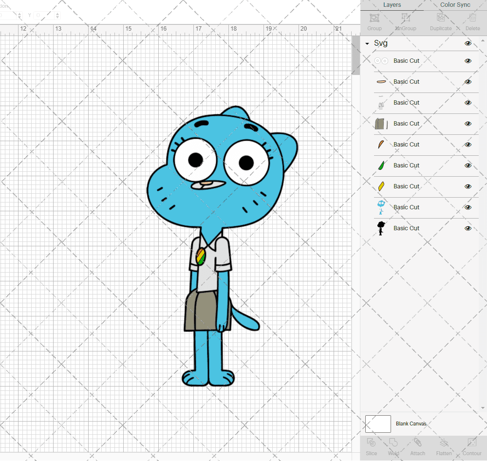 Nicole Watterson - The Amazing World of Gumball, Svg, Dxf, Eps, Png SvgShopArt