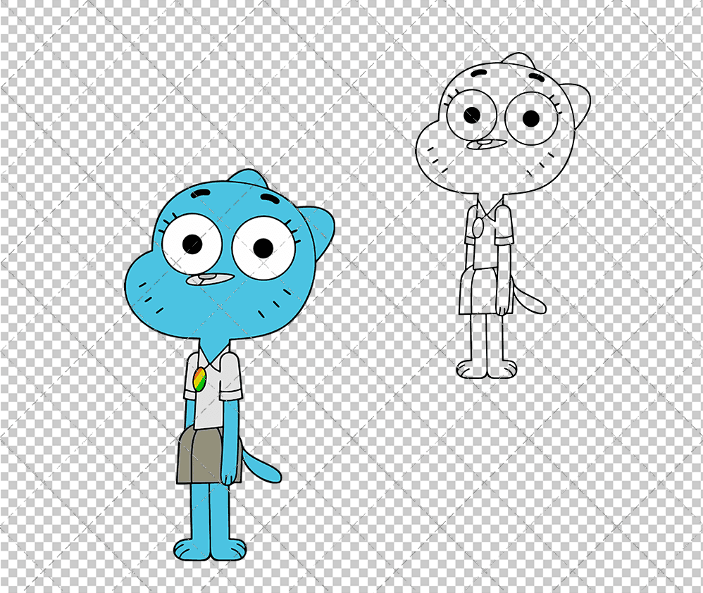 Nicole Watterson - The Amazing World of Gumball, Svg, Dxf, Eps, Png SvgShopArt