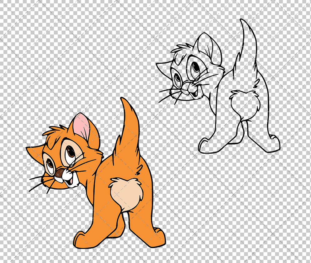 Oliver - Oliver and Company 002, Svg, Dxf, Eps, Png SvgShopArt