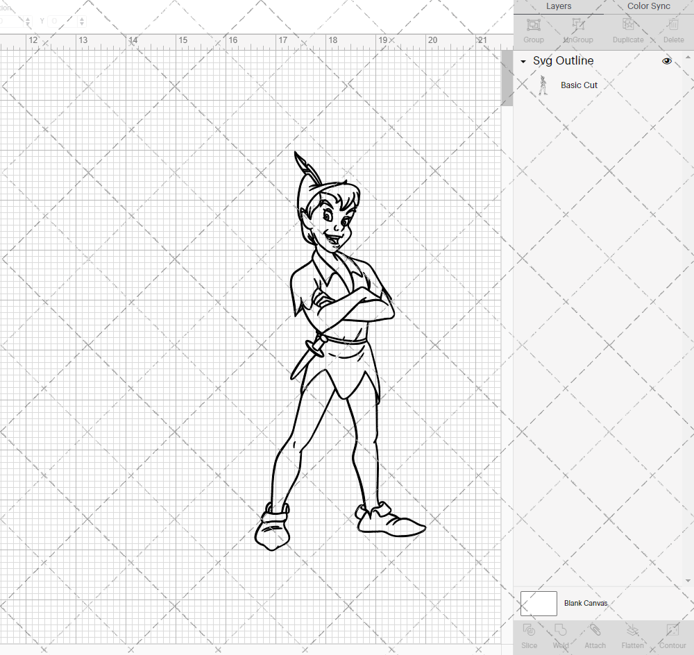 Peter Pan, Svg, Dxf, Eps, Png SvgShopArt