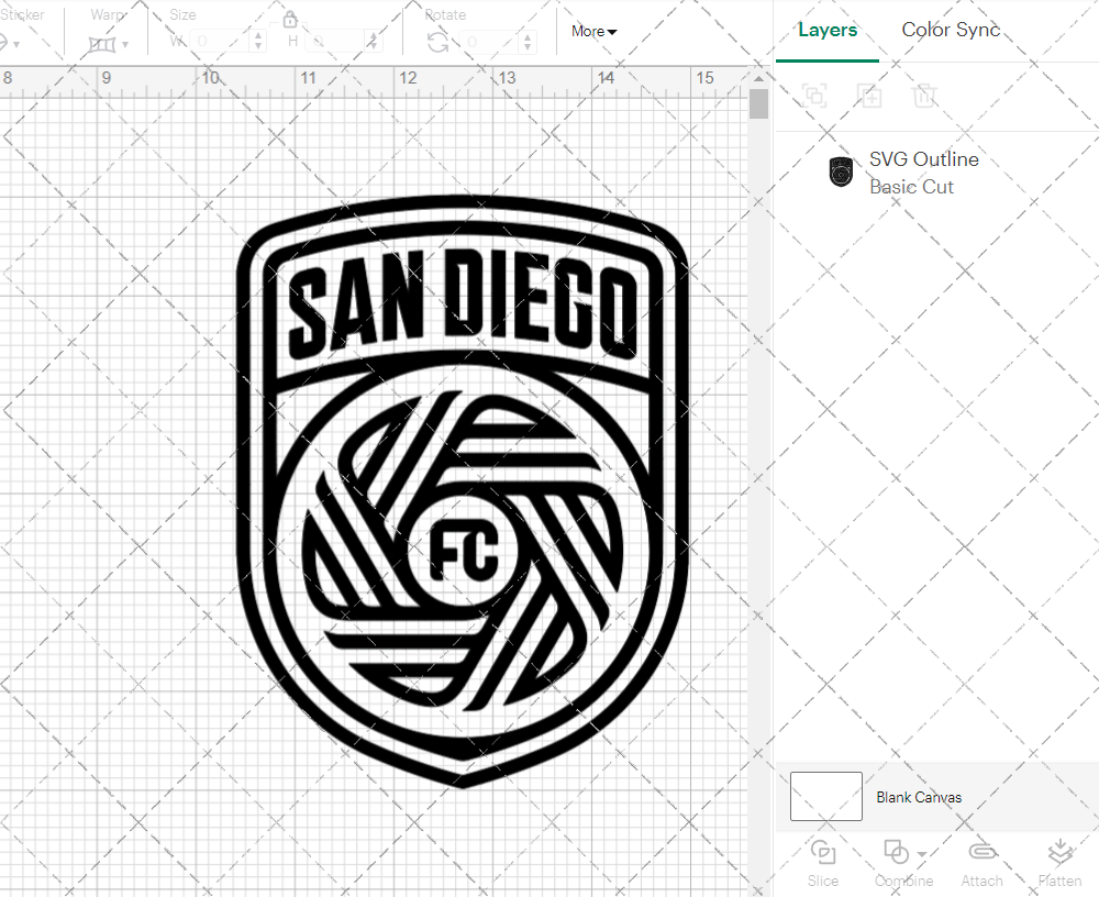 San Diego FC 2025, Svg, Dxf, Eps, Png